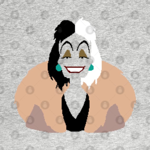 Cruella DeVille minimalist by B3pOh